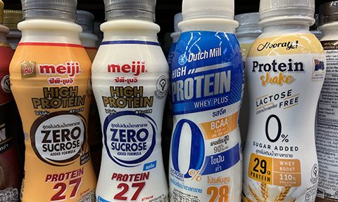 2/5 Hoorayプロテイン入り牛乳